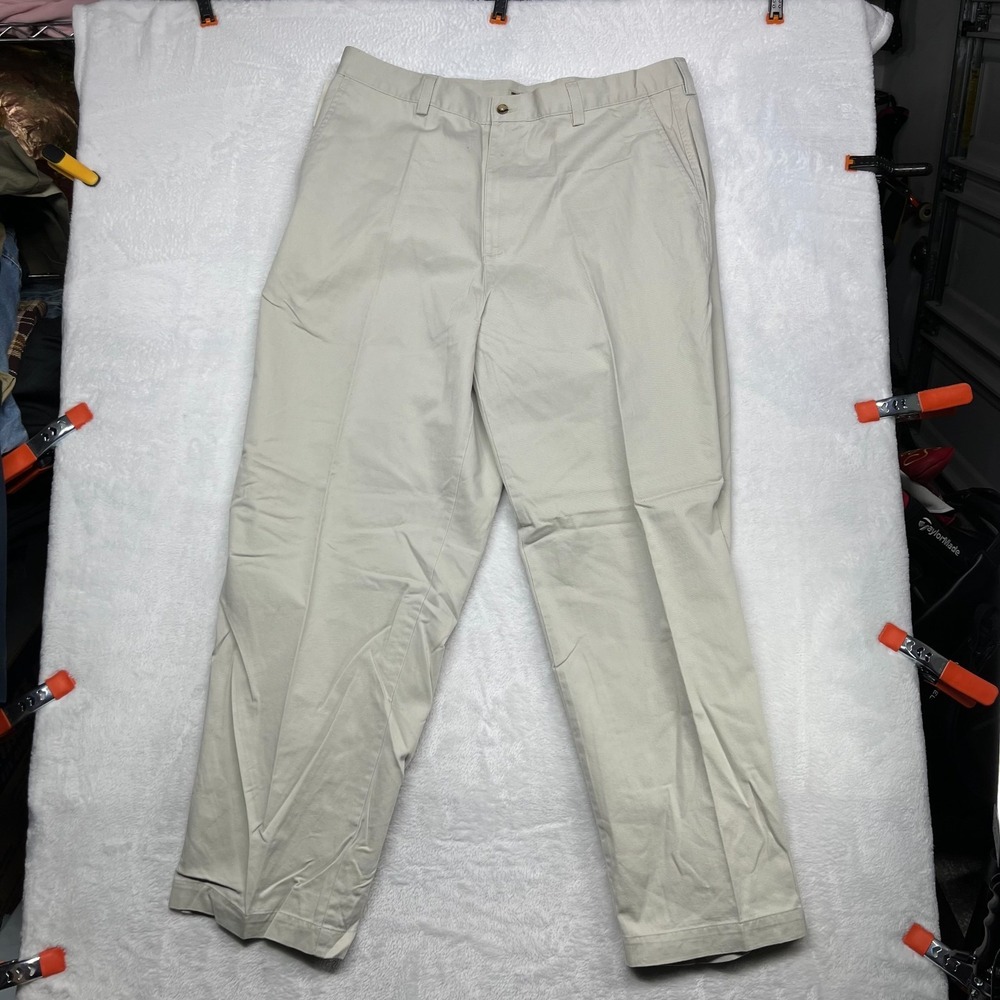 Propper Field Wear Chino Pants Men Gray Flat Front Slash Pockets Classic - 38X32